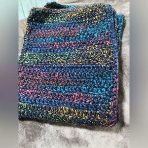 Hand Crafted Crochet Scarf - thick and long